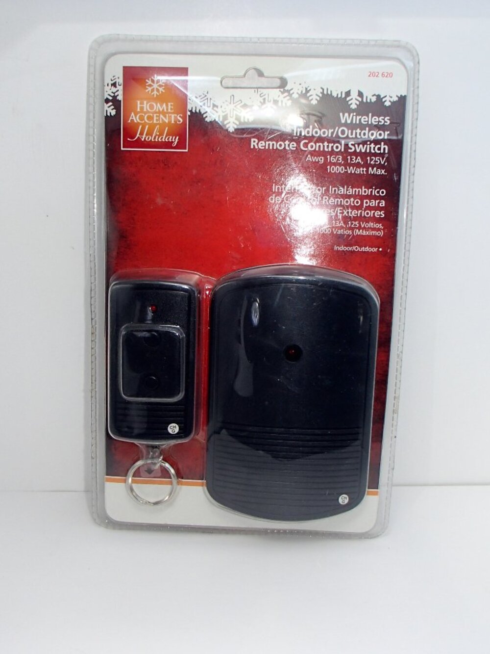 HOME ACCENTS HOLIDAY Wireless Indoor/ Outdoor Remote Control Switch